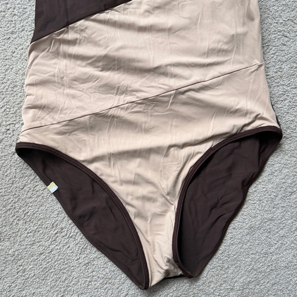 Summersalt One-Shoulder Brown Swimsuit - Picture 4 of 4